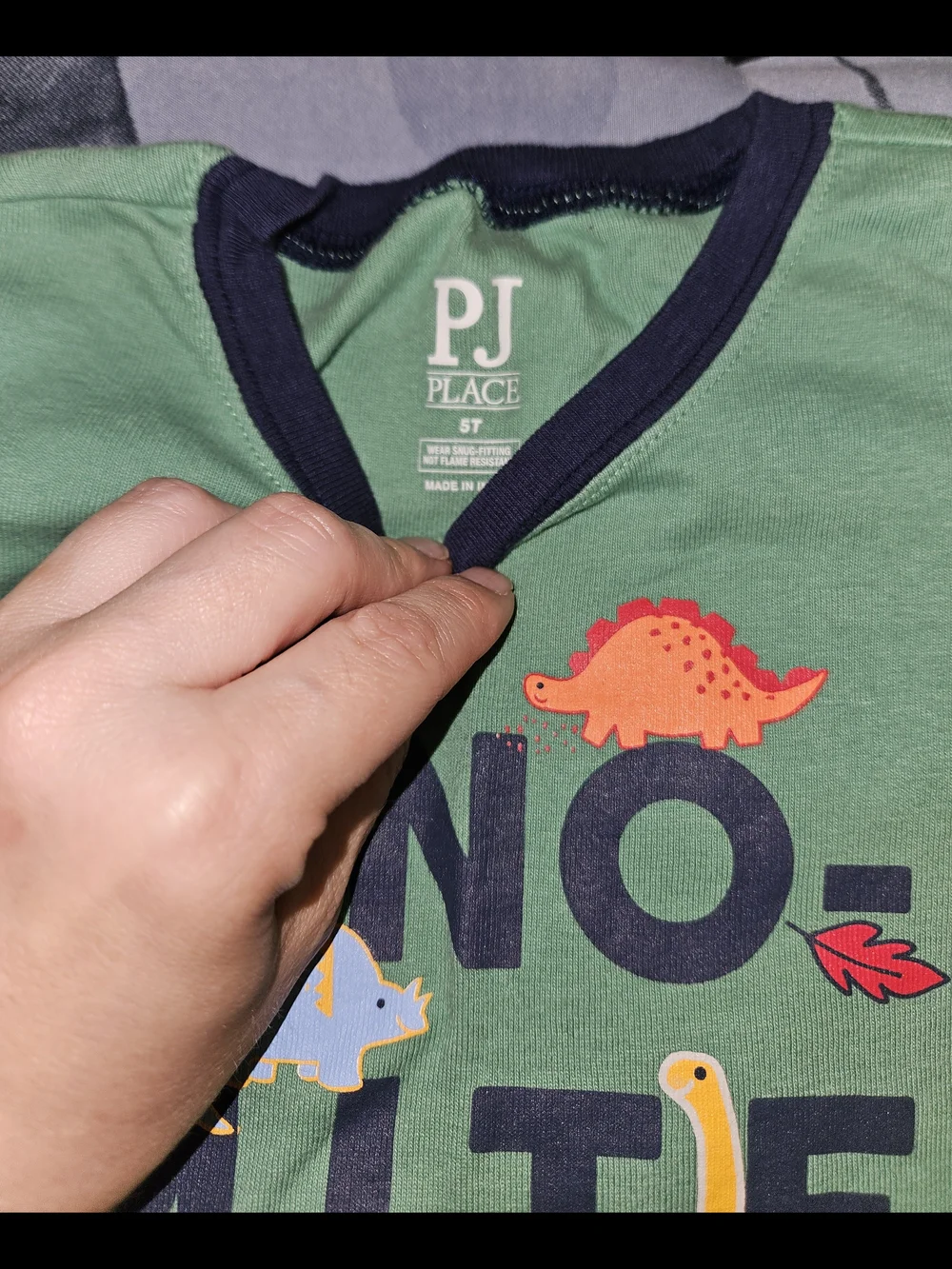Green Dino-Mite Family Kids Pajama Set - Green